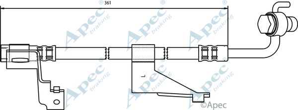 APEC BRAKING Jarruletku HOS3089